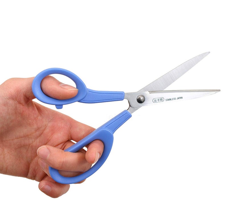 CANARY Office Scissors for Left Handed 6.6", Japanese Desk Scissors for Left Handers, Japanese Stainless Steel Blade, Made in JAPAN - Image 3